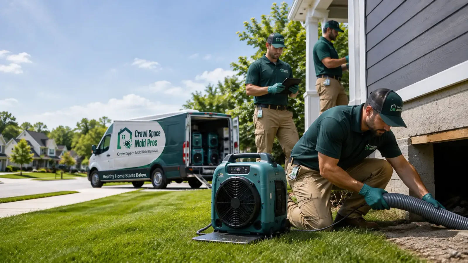 Crawl Space Mold Removal in Hinsdale, MA
